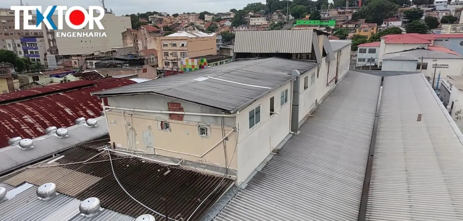 Cobertura metálica no Rio de Janeiro