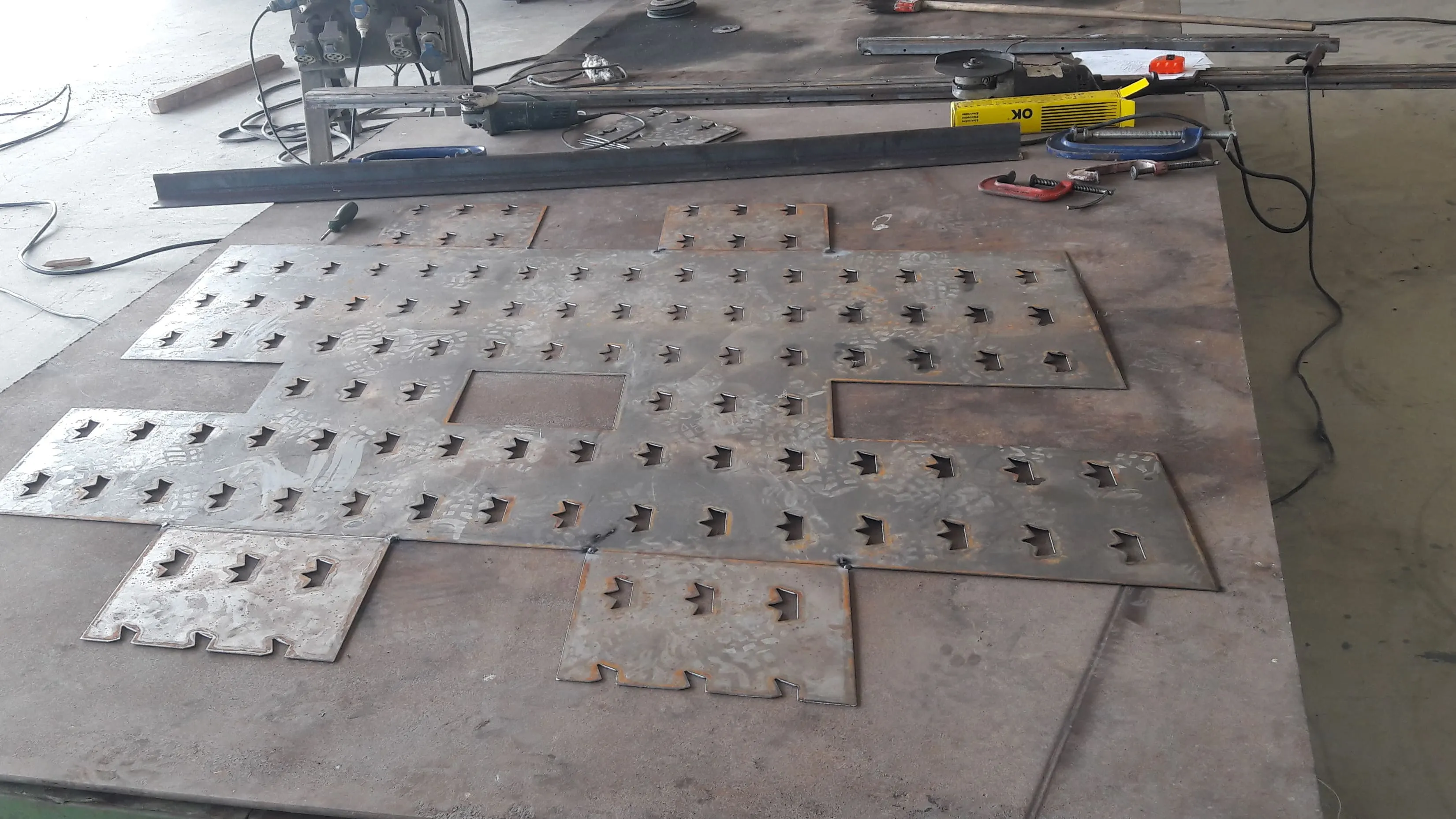 Corte de chapas com oxicorte