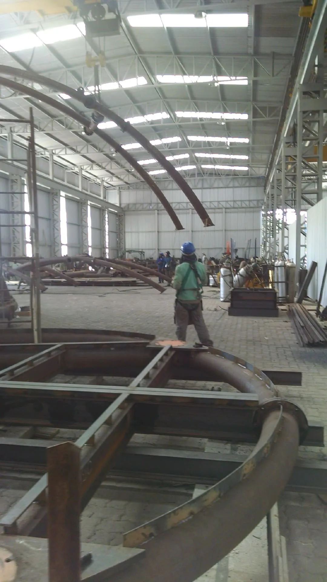 Estrutura metálica para construção