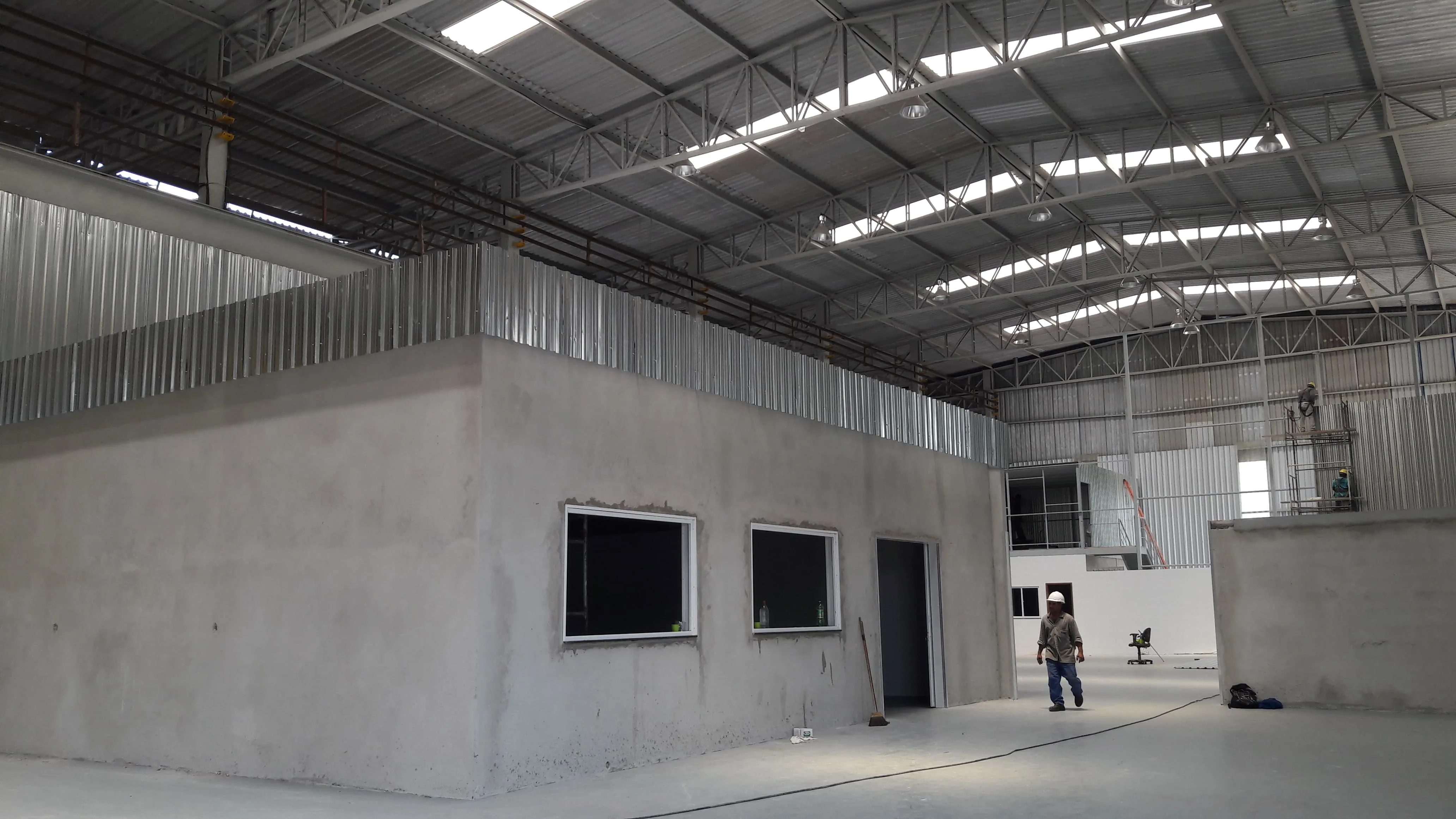 Estrutura metálica para telhado