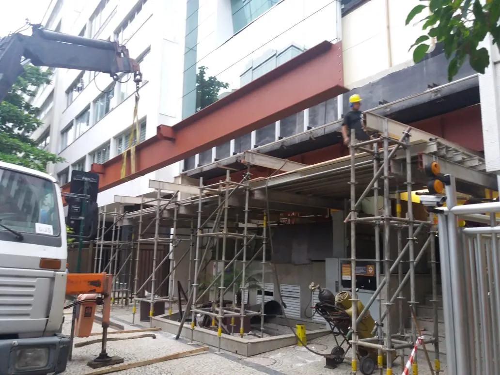 Reforço estrutural no Rio de Janeiro