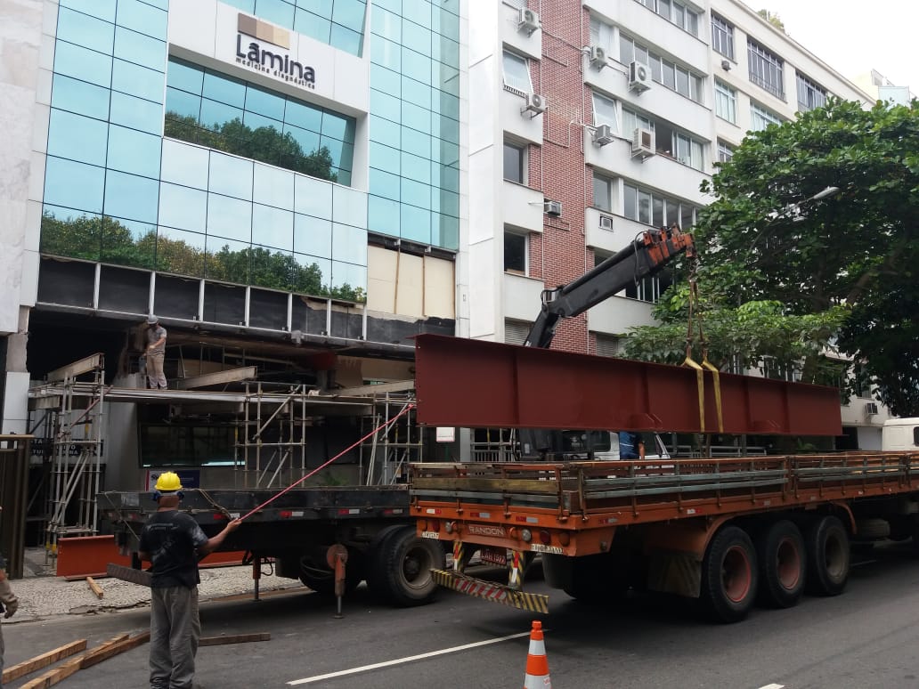 Reforço Estrutural Metálico Laboratório Lâmina
